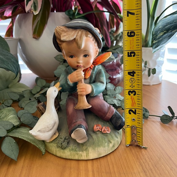 Erich Stauffer "Barnyard Lyrics" Figurine Boy With Horn Limited Edition 1950’s - Picture 10 of 13